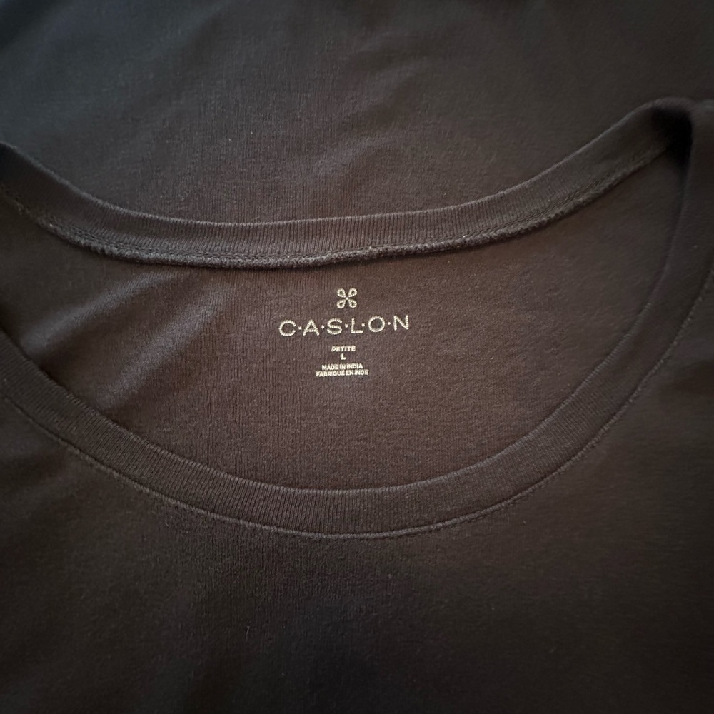 Caslon Black Short Sleeve T-Shirt Size LP - Picture 3 of 5